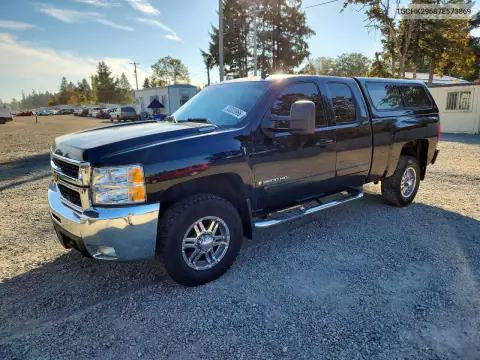 1GCHK29687E573869 — 2007 Chevrolet Silverado, Боковая часть, фото до ремонта