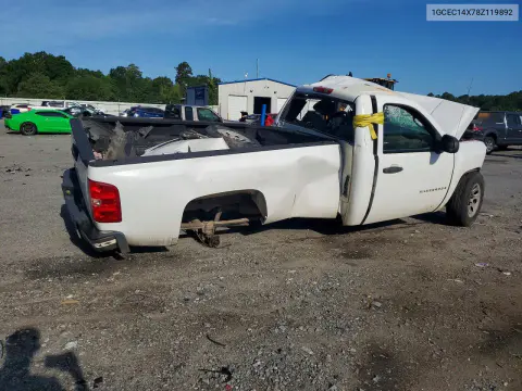 2008 Chevrolet Silverado C1500 VIN 1GCEC14X78Z119892 фото 3