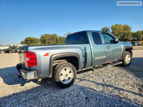 2009 Chevrolet Silverado K1500 Ltz VIN 1GCEK39079Z223701 фото 3