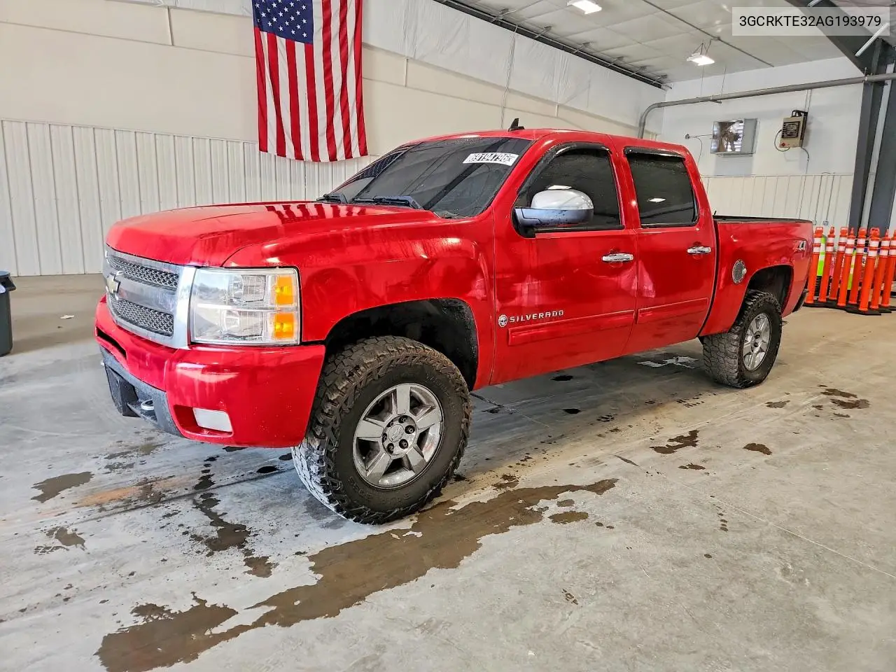 3GCRKTE32AG193979 Chevrolet Silverado 2010 — повреждение Передняя часть, фото до ремонта