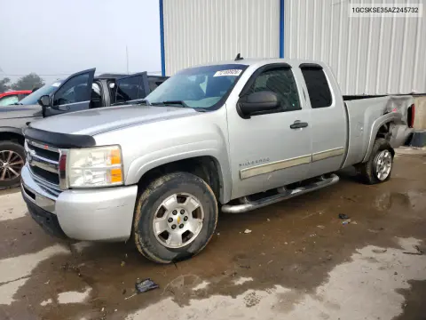 1GCSKSE35AZ245732 — 2010 Chevrolet Silverado, Задняя часть, фото до ремонта