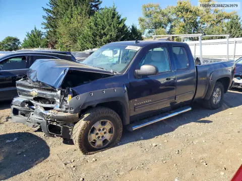 1GCRKSE38BZ263979 — 2011 Chevrolet Silverado, Передняя часть, фото до ремонта
