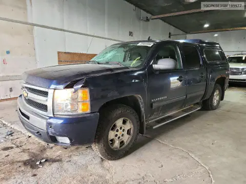 1GCPKSE35BF189977 — 2011 Chevrolet Silverado, Передняя часть, фото до ремонта