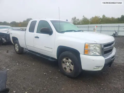 2011 Chevrolet Silverado K1500 Lt VIN 1GCRKSE34BZ272260 фото 4