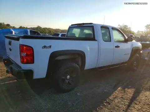 2011 Chevrolet Silverado K1500 VIN 1GCRKPE33BZ325253 фото 3