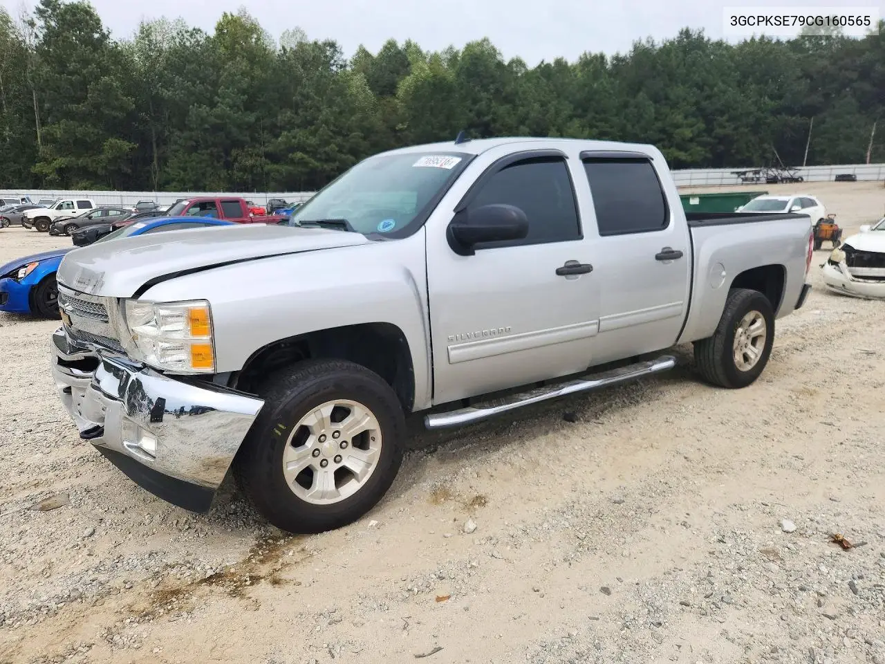 2012 Chevrolet Silverado K1500 Lt VIN 3GCPKSE79CG160565 фото 1