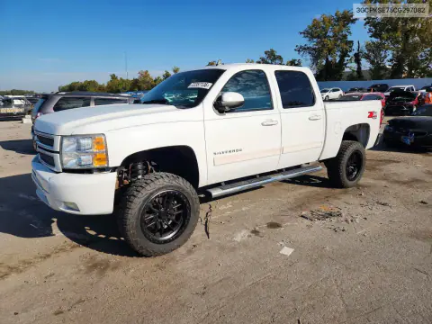 3GCPKSE75CG297082 — 2012 Chevrolet Silverado, Передняя часть, фото до ремонта