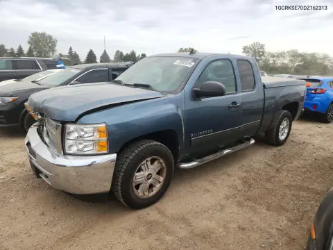 1GCRKSE70DZ162313 — 2013 Chevrolet Silverado, Передняя часть, фото до ремонта