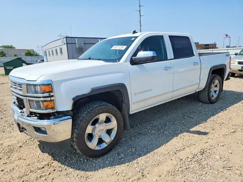 3GCUKSEJ6EG520215 — 2014 Chevrolet Silverado, Передняя часть (Front End), фото до ремонта