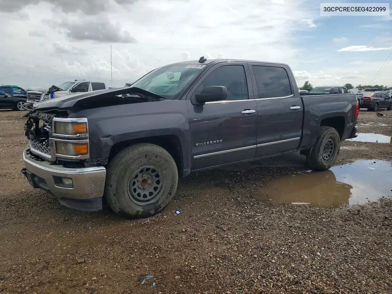 2014 Chevrolet Silverado C1500 Lt VIN 3GCPCREC5EG422099 фото 1
