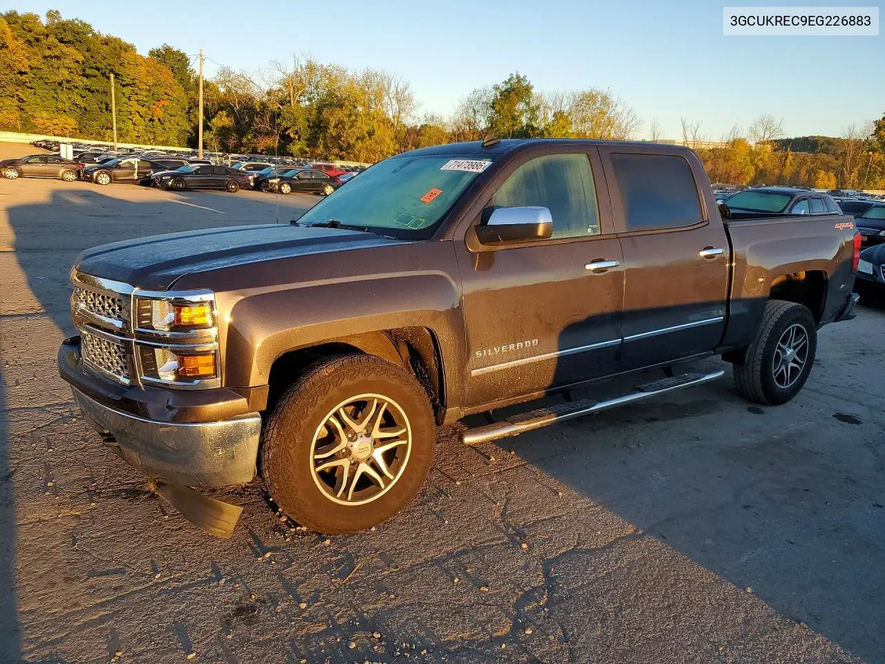 2014 Chevrolet 1500 Silverado VIN 3GCUKREC9EG226883 фото 1
