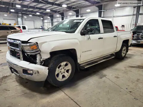 3GCUKREC7EG448502 — 2014 Chevrolet Silverado, Передняя часть, фото до ремонта