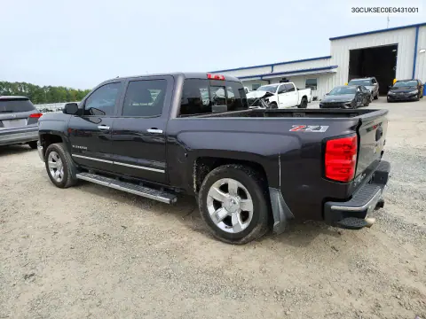 2014 Chevrolet Silverado K1500 Ltz VIN 3GCUKSEC0EG431001 фото 2