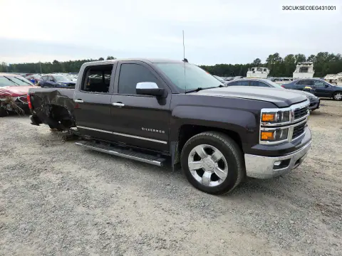 2014 Chevrolet Silverado K1500 Ltz VIN 3GCUKSEC0EG431001 фото 4