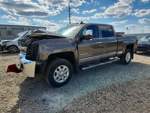 1GC4K0C86FF576887 — 2015 Chevrolet Silverado, Передняя часть (Front End), фото до ремонта