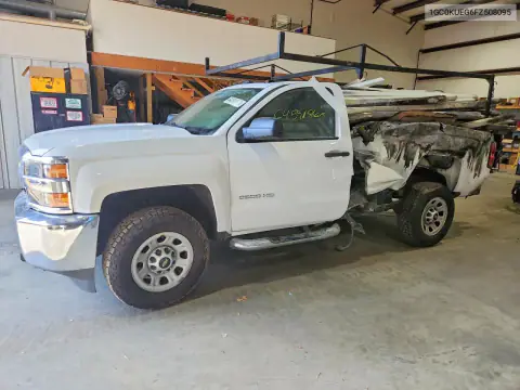 1GC0KUEG6FZ508095 — 2015 Chevrolet Silverado, Пожар, фото до ремонта