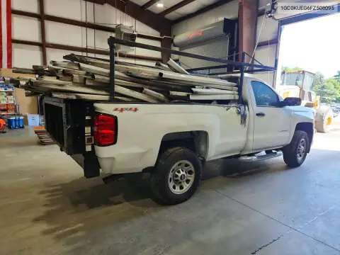 1GC0KUEG6FZ508095 — 2015 Chevrolet Silverado, фото 3 с аукциона Copart, Пожар