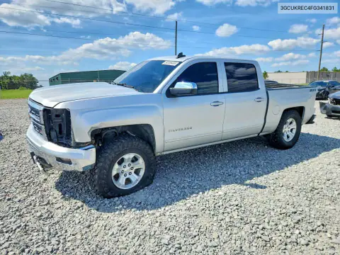 3GCUKREC4FG341831 — 2015 Chevrolet Silverado, Передняя часть, фото до ремонта