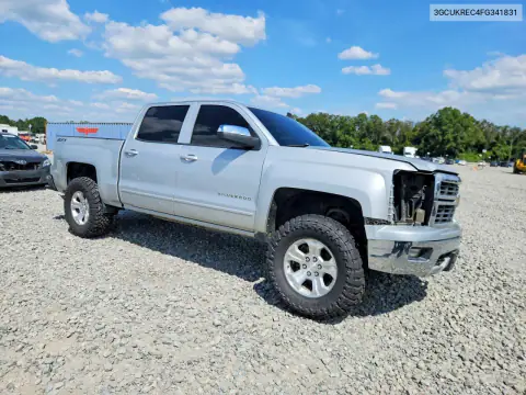 3GCUKREC4FG341831 — 2015 Chevrolet Silverado, фото 4 с аукциона Copart, Передняя часть