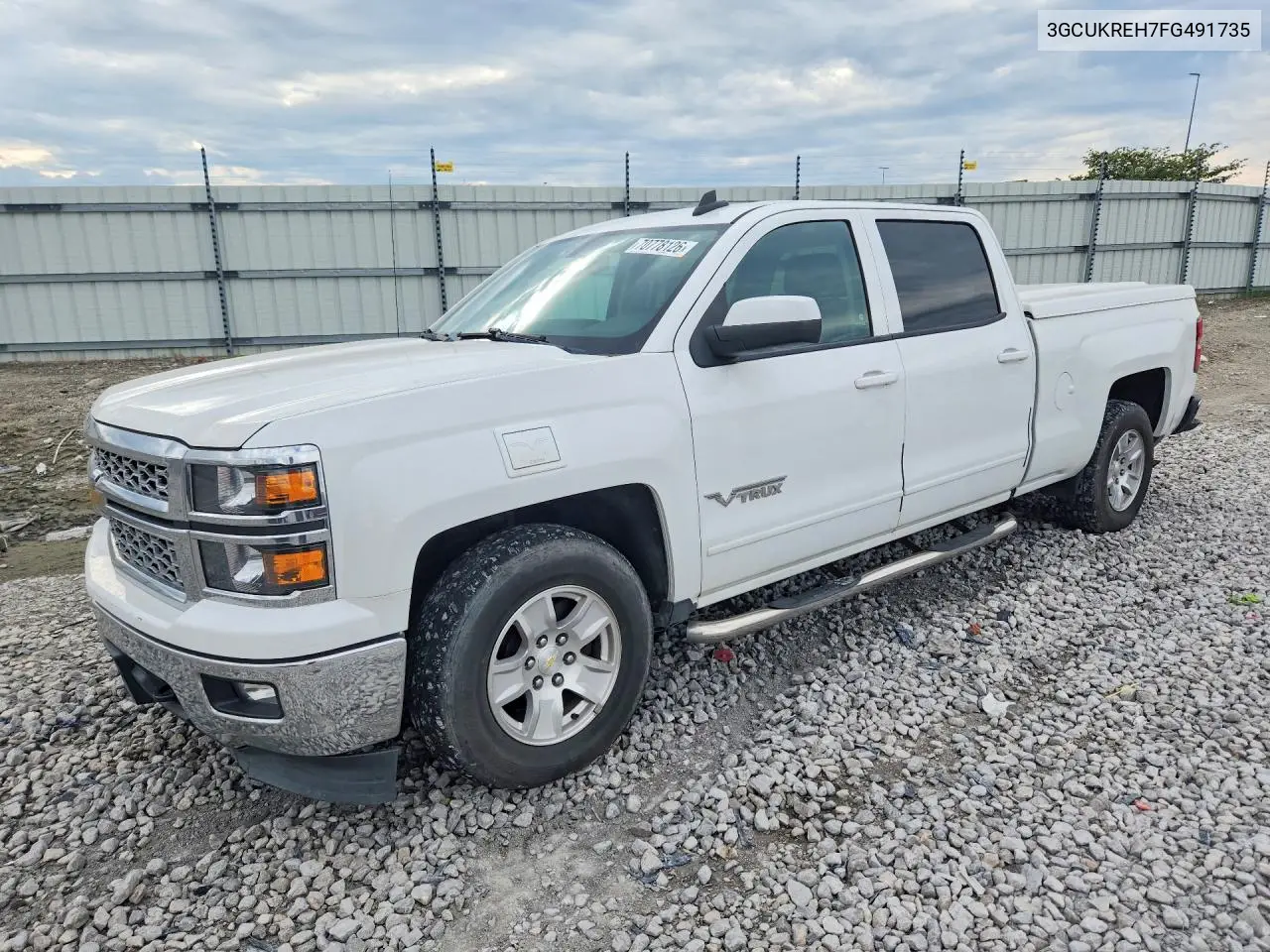 2015 Chevrolet Silverado K1500 Lt VIN 3GCUKREH7FG491735 фото 1