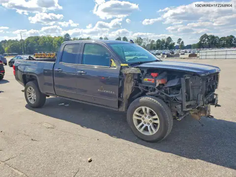 1GCVKREH1FZ268904 — 2015 Chevrolet Silverado, фото 4 с аукциона Copart, Передняя часть