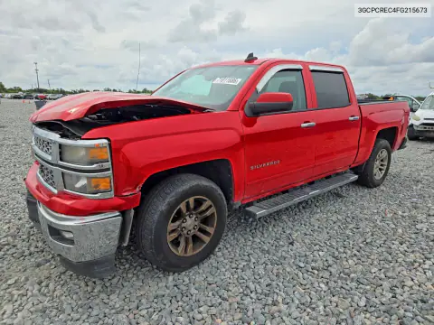 3GCPCREC4FG215673 — 2015 Chevrolet Silverado, Передняя часть, фото до ремонта