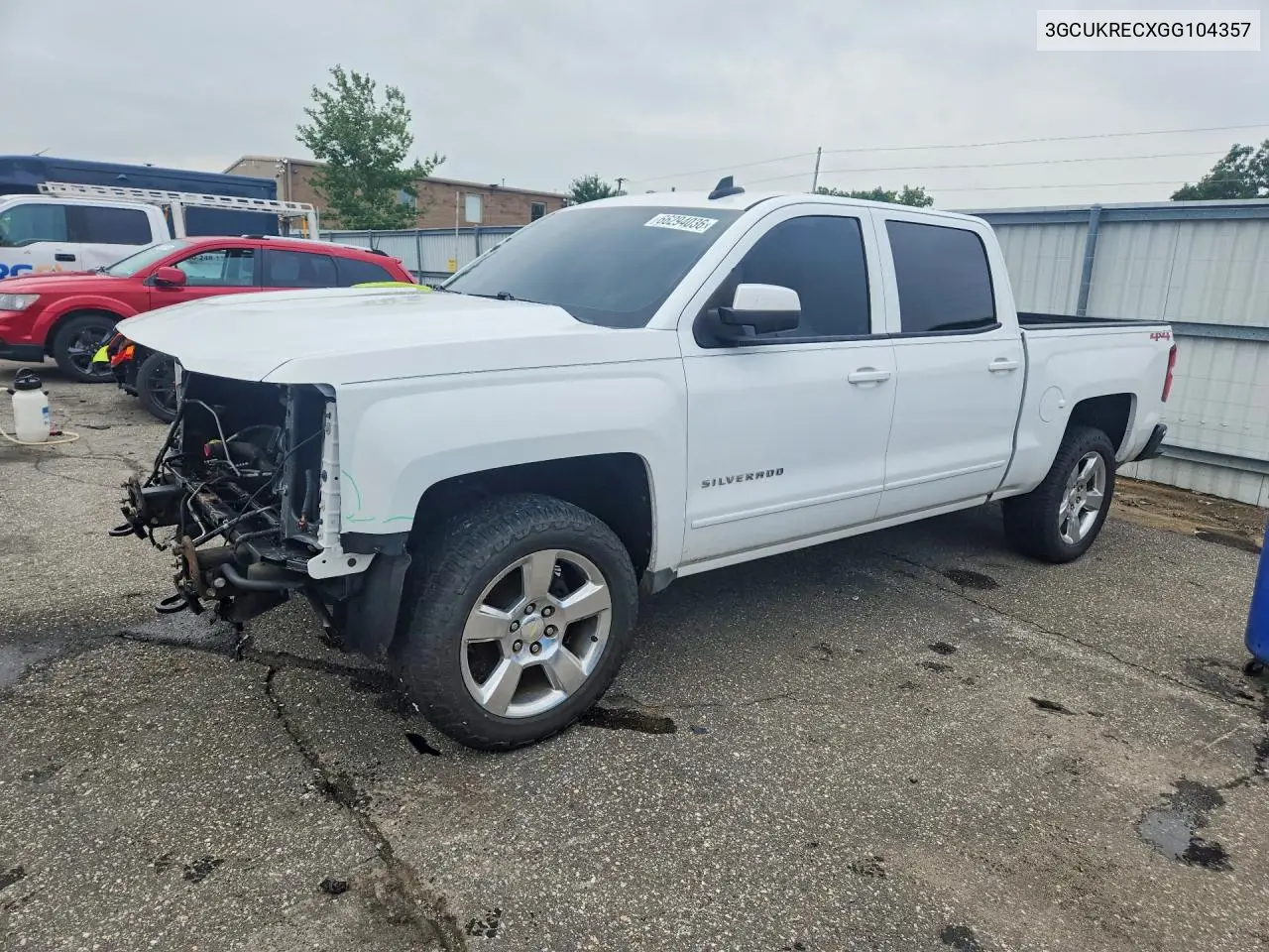 2016 Chevrolet Silverado K1500 Lt VIN 3GCUKRECXGG104357 фото 1