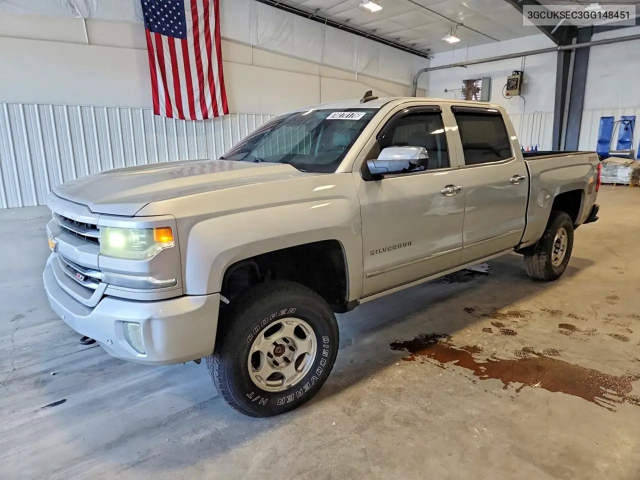 2016 Chevrolet Silverado K1500 Ltz VIN 3GCUKSEC3GG148451 фото 1