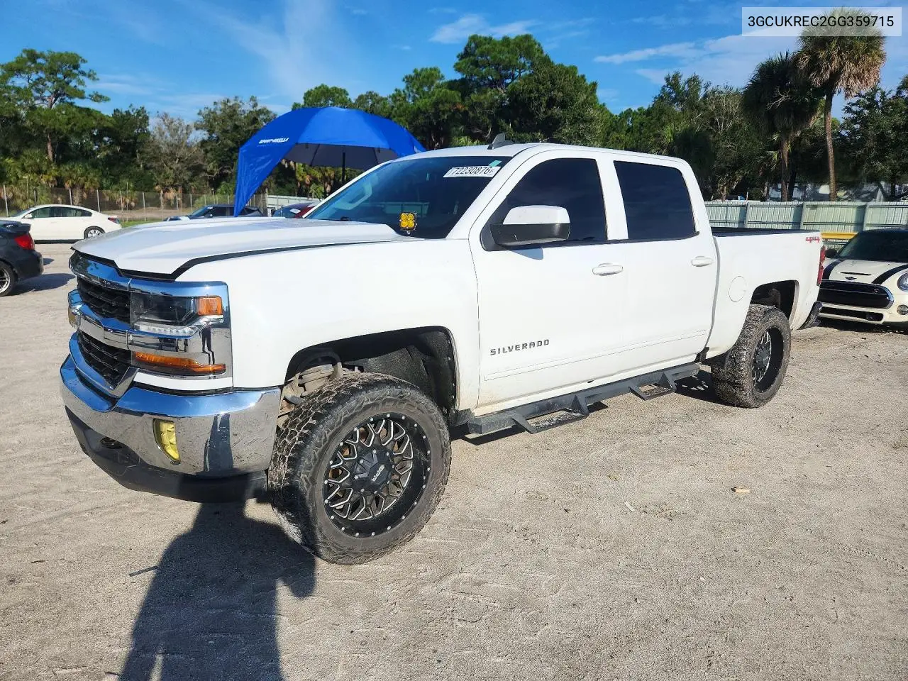 2016 Chevrolet Silverado K1500 Lt VIN 3GCUKREC2GG359715 фото 1