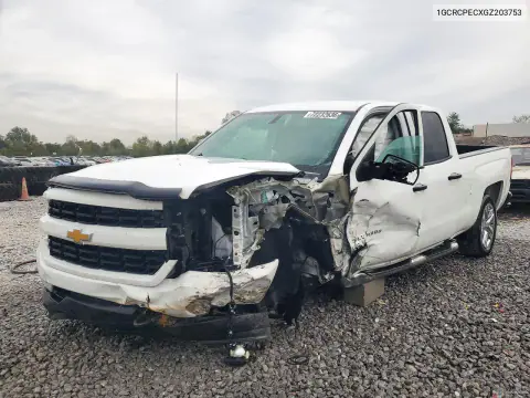 1GCRCPECXGZ203753 — 2016 Chevrolet Silverado, Передняя часть, фото до ремонта