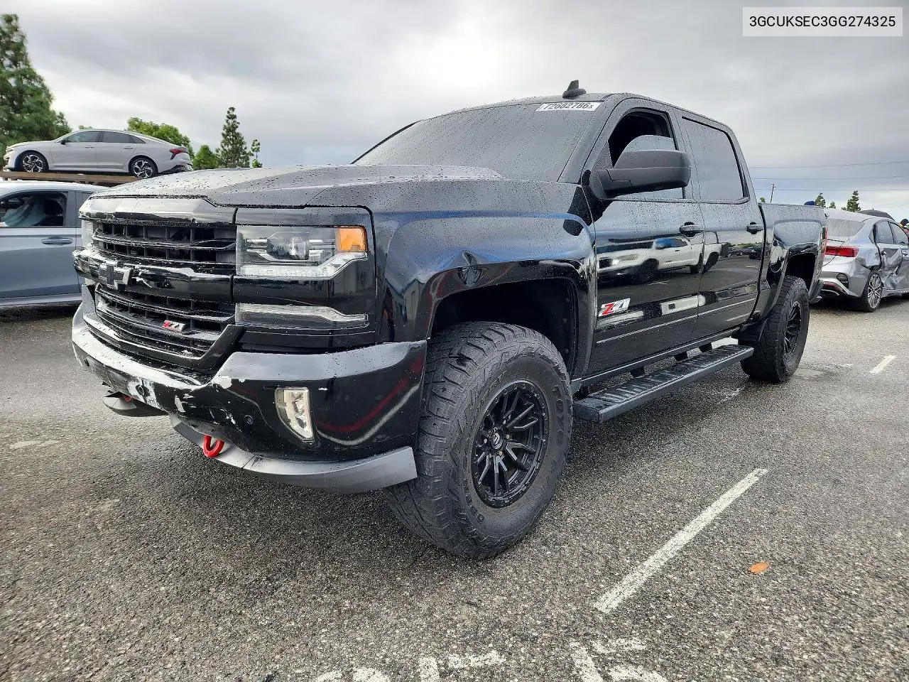 2016 Chevrolet Silverado K1500 Ltz VIN 3GCUKSEC3GG274325 фото 1