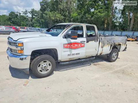 1GC2CUEG9HZ189848 — 2017 Chevrolet Silverado, Пожар, фото до ремонта