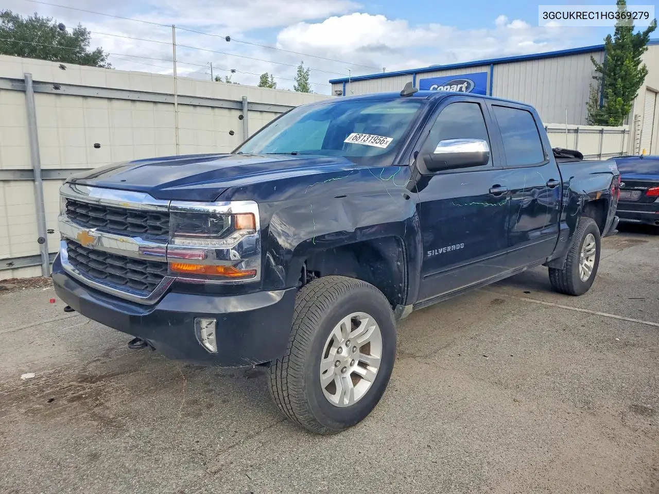 3GCUKREC1HG369279 Chevrolet Silverado 2017 — повреждение Сторона, фото до ремонта