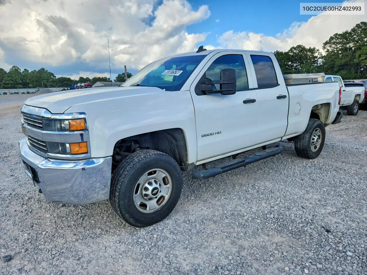 1GC2CUEG0HZ402993 Chevrolet Silverado 2017 — повреждение Задняя часть, фото до ремонта