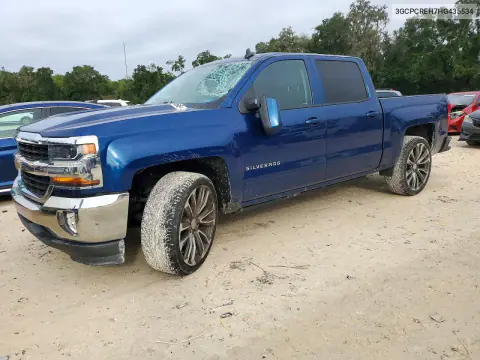 3GCPCREH7HG435534 — 2017 Chevrolet Silverado, Верхняя часть / Крыша, фото до ремонта