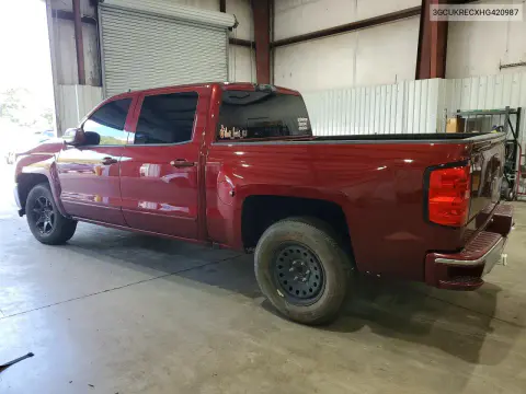 2017 Chevrolet Silverado K1500 Lt VIN 3GCUKRECXHG420987 фото 2