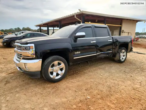 3GCPCSEC5HG102194 — 2017 Chevrolet Silverado, Задняя часть, фото до ремонта