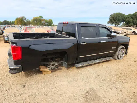 2017 Chevrolet Silverado C1500 Ltz VIN 3GCPCSEC5HG102194 фото 3