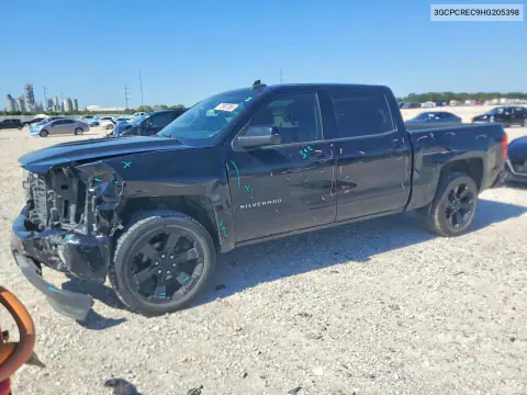 3GCPCREC9HG205398 — 2017 Chevrolet Silverado, Передняя часть, фото до ремонта