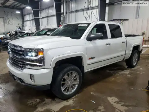 3GCUKTEC3HG165046 — 2017 Chevrolet Silverado, Задняя часть, фото до ремонта
