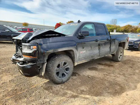 1GCVKREC2HZ148715 — 2017 Chevrolet Silverado, Передняя часть, фото до ремонта