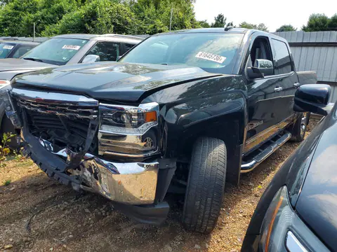 3GCUKSEC2JG602485 — 2018 Chevrolet Silverado, Передняя часть (Front End), фото до ремонта