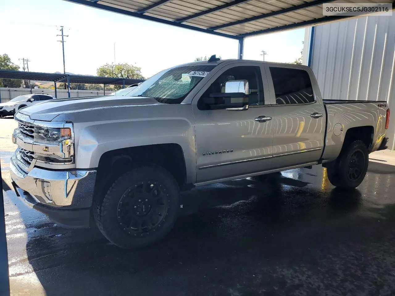 2018 Chevrolet Silverado K1500 Ltz VIN 3GCUKSEC5JG302116 фото 1