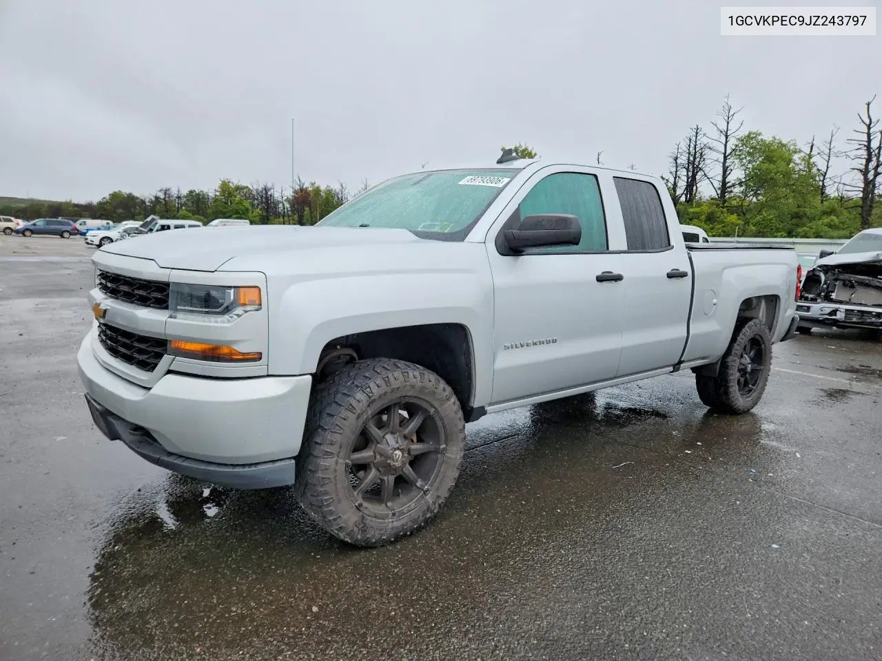 2018 Chevrolet Silverado K1500 Custom VIN 1GCVKPEC9JZ243797 фото 1