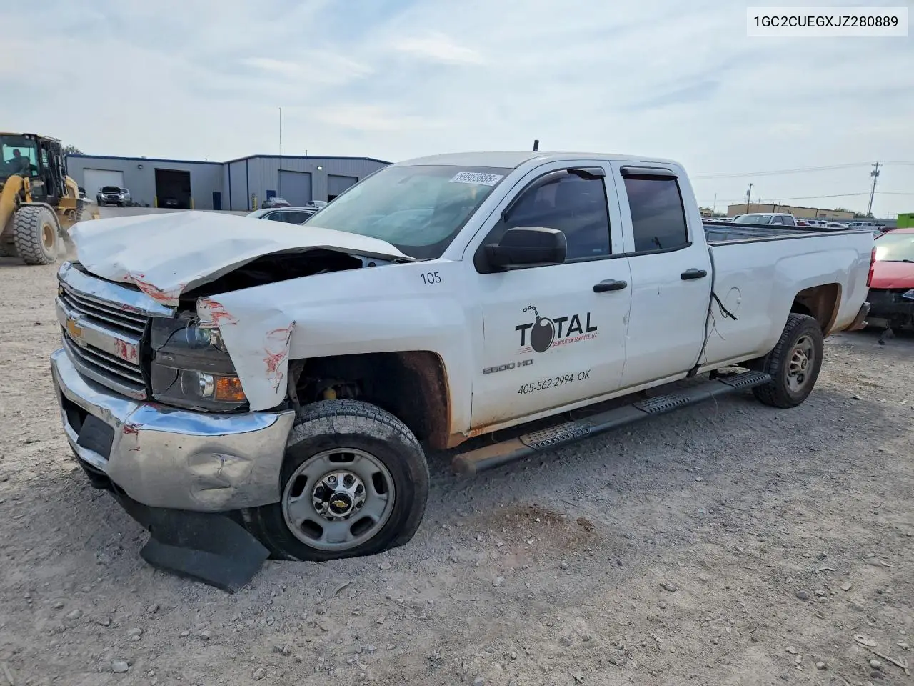 2018 Chevrolet Silverado C2500 Heavy Duty VIN 1GC2CUEGXJZ280889 фото 1