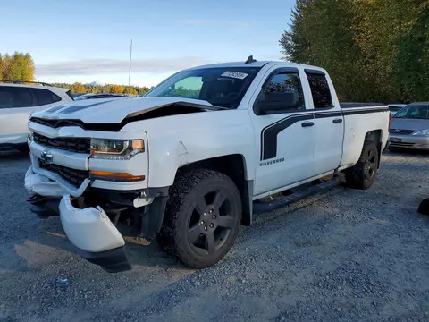 1GCVKPECXJZ124088 — 2018 Chevrolet Silverado, Передняя часть (Front End), фото до ремонта