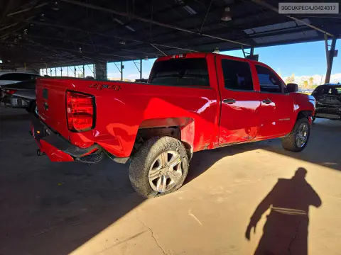 2018 Chevrolet Silverado K1500 Custom VIN 3GCUKPEC4JG424317 фото 3