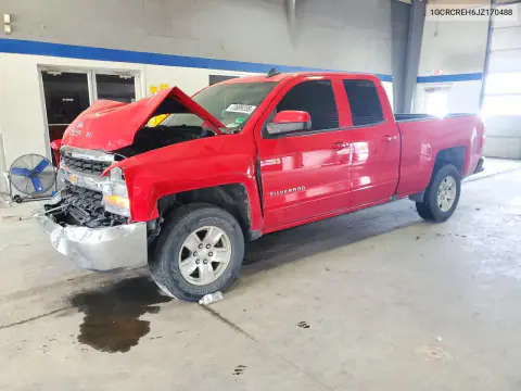 1GCRCREH6JZ170488 — 2018 Chevrolet Silverado, Передняя часть, фото до ремонта