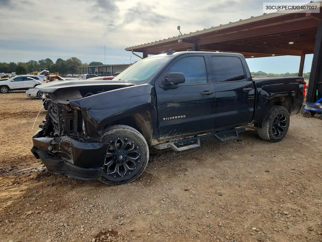 2018 Chevrolet Silverado K1500 Custom VIN 3GCUKPEC3JG407007 фото 1