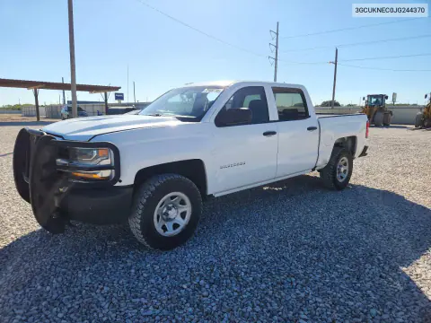 3GCUKNEC0JG244370 — 2018 Chevrolet Silverado, Сторона, фото до ремонта